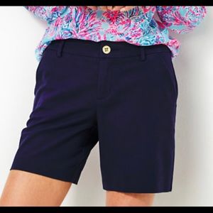 NWT Lilly Pulitzer Shara Mid-Rise Stretch Short